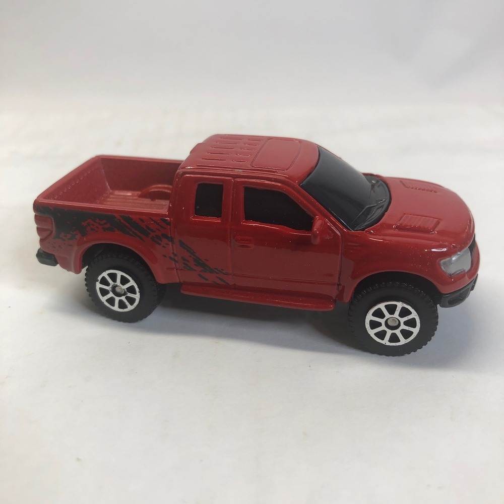 Maisto Ford F-150 SVT Raptor Red Diecast Toy Truck 1:64 Scale Collectible